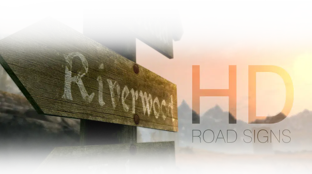 HD Road Signs Mod