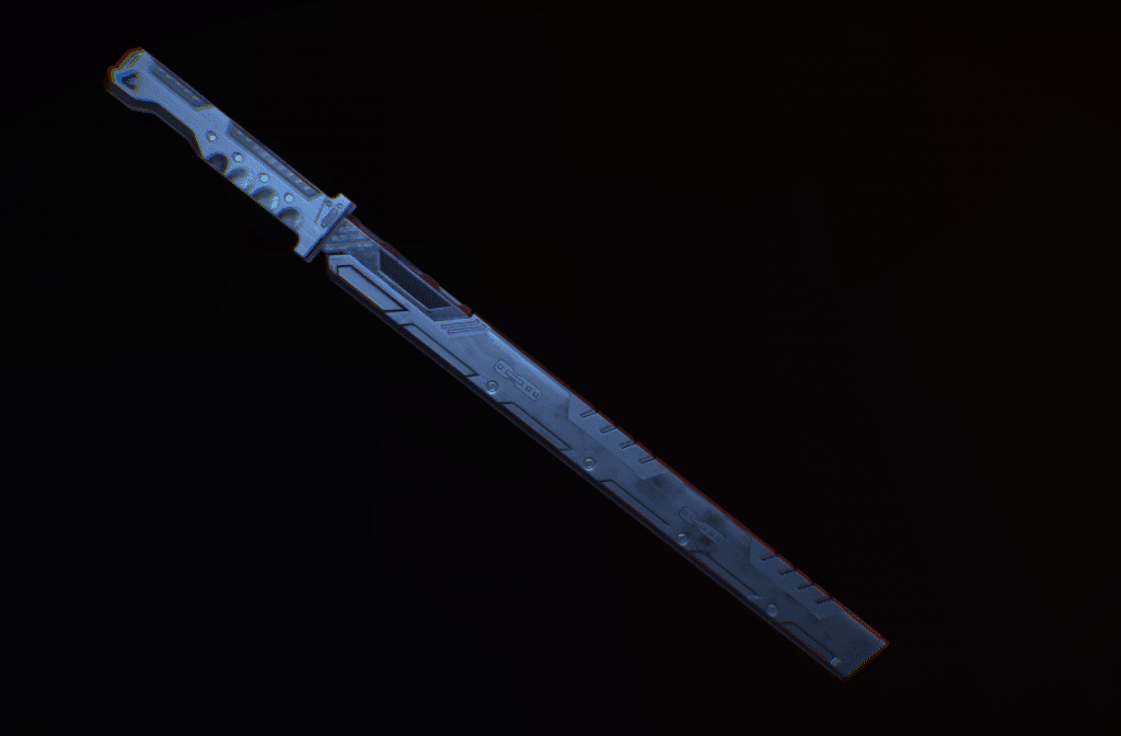 cyberpunk sword