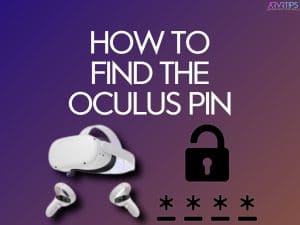 how to find the oculus pin