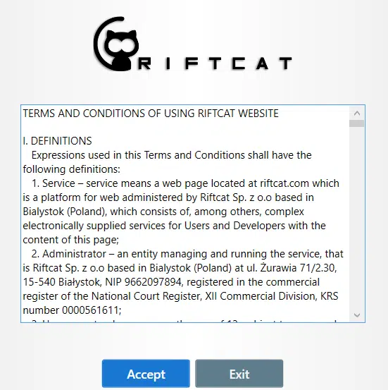 accept t&c