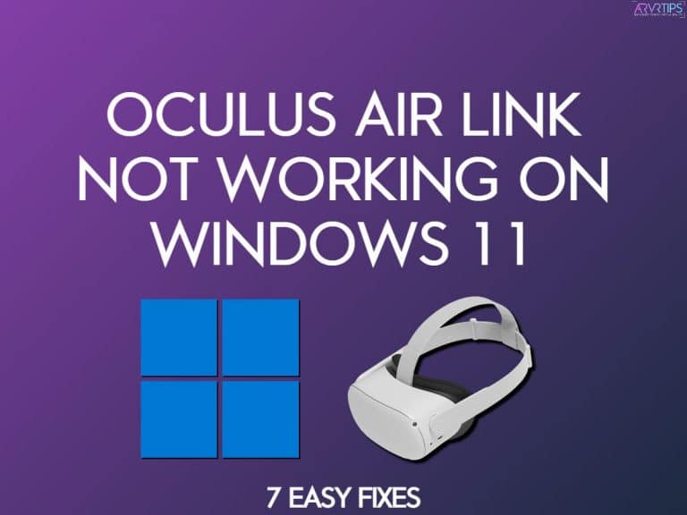 oculus air link not working windows 11