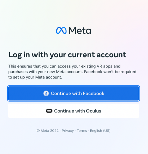 how to disconnect facebook from Meta login
