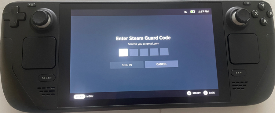 steam guard code