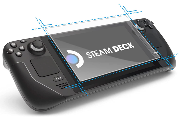 amfilm steam deck screen protector perfect size