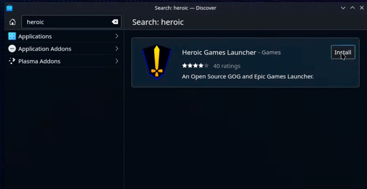 steam deck install heroic game launcher