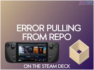 error pulling from repo fix on the steam deck