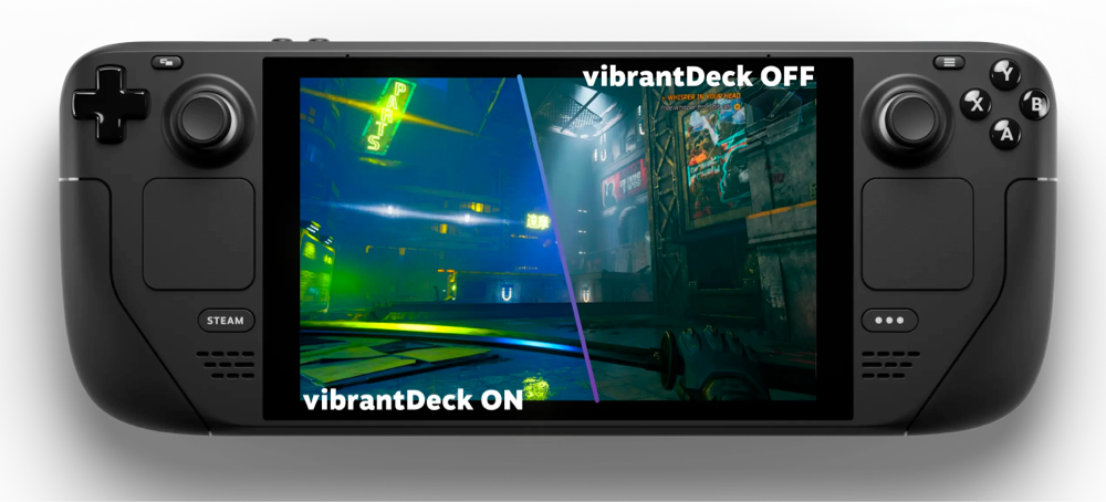 vibrantdeck on and off