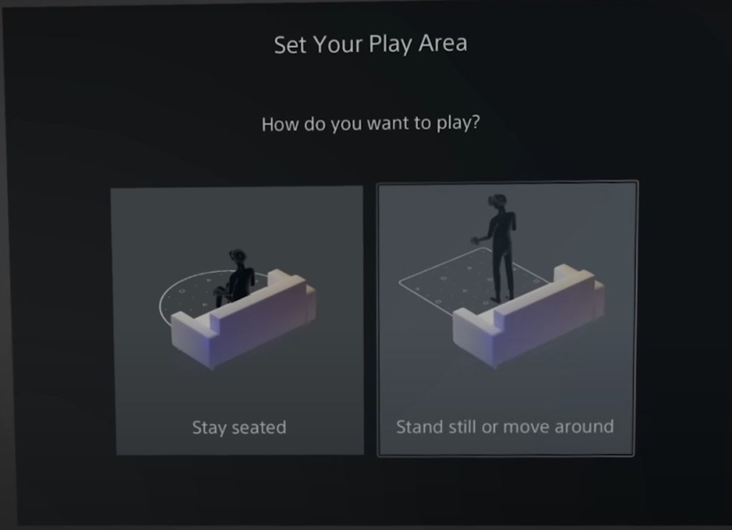 playstation vr2 set your play area