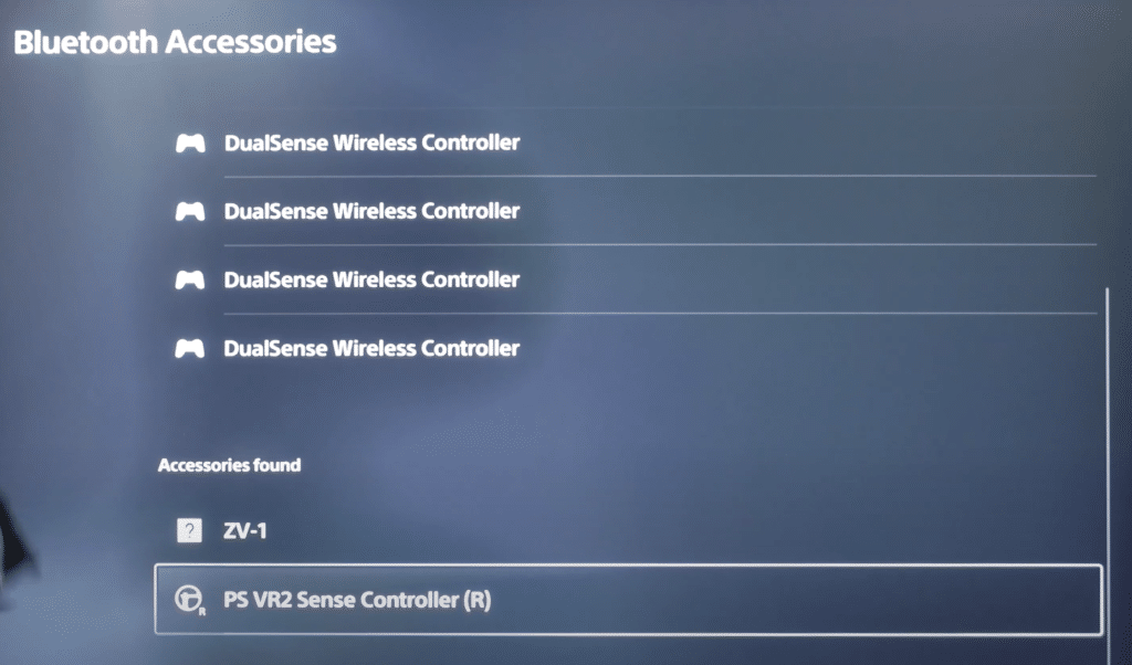playstation vr2 controller problems bluetooth settings