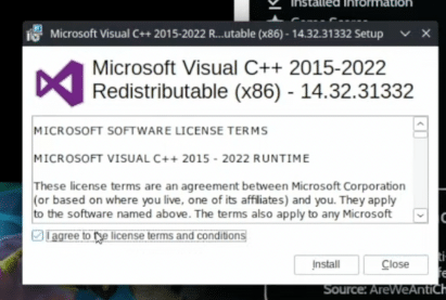 microsoft visual c++ runtime
