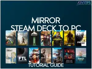 how to mirror steam deck to pc