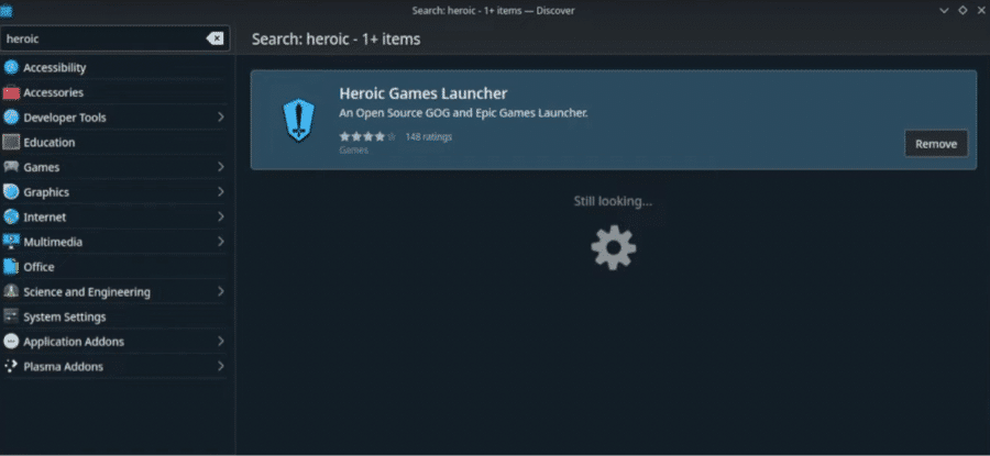 heroic game launcher on the steam deck