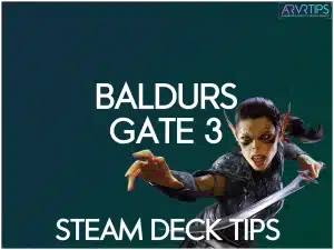 baldurs gate 3 best steam deck settings tips