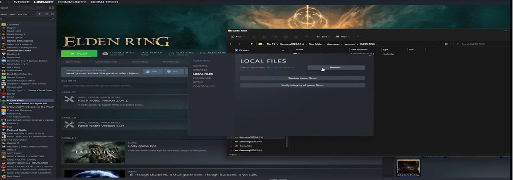 Elden Ring Local Files on Steam