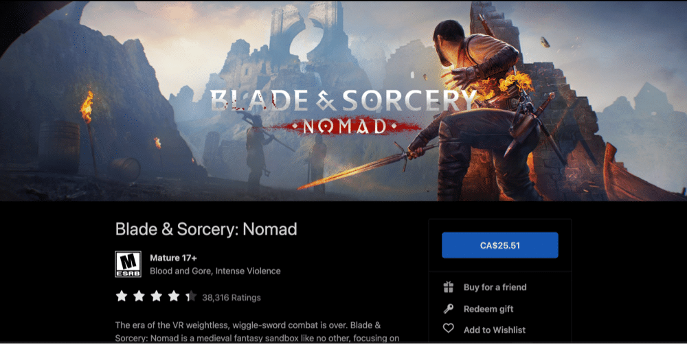 blade and sorcery nomad mods not working on meta quest