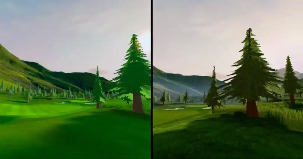 golf+ quest 3 vs quest 2 graphics upgrades - 2