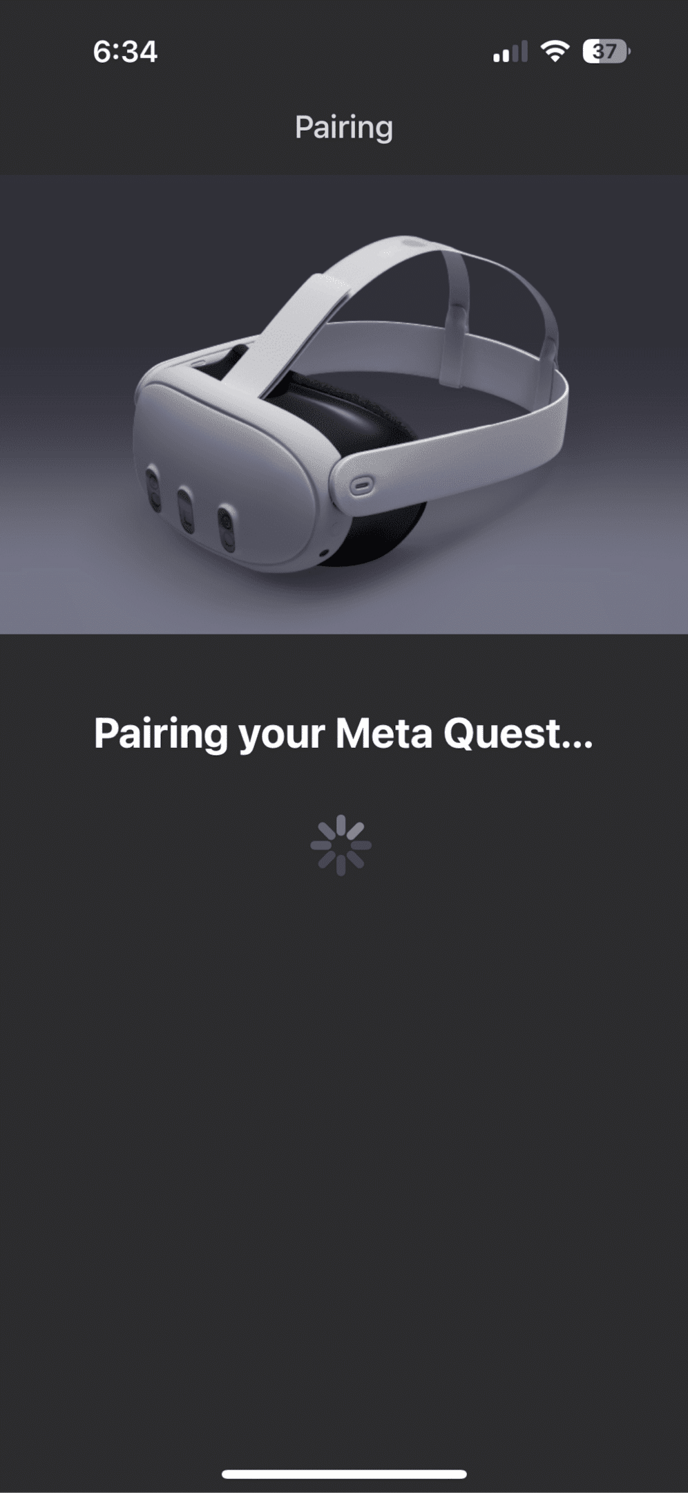 meta quest 3 pairing complete