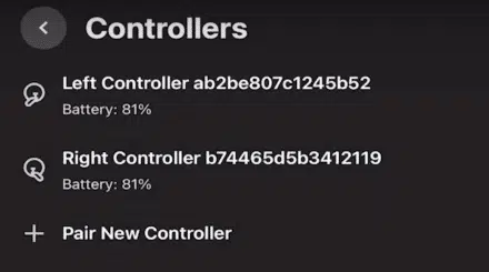 pair meta quest pro controller