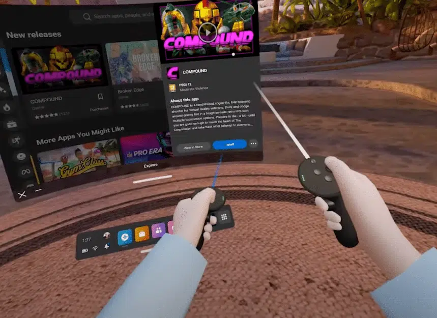 play vr games with meta quest pro controllers
