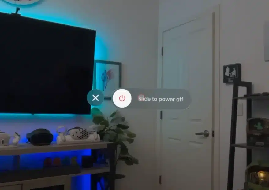 apple vision pro tips power off
