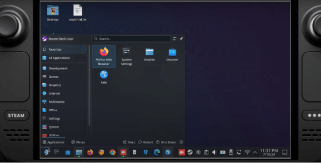 steam deck desktop mode open terminal