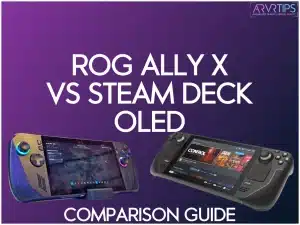 asus rog ally x vs steam deck oled comparison guide review