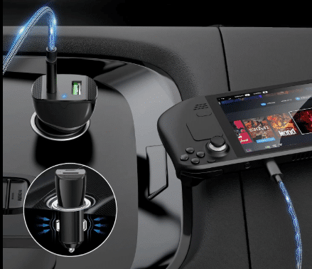 best steam deck car chargers