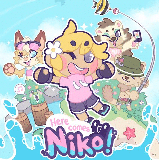 here comes niko cozy game on steam deck