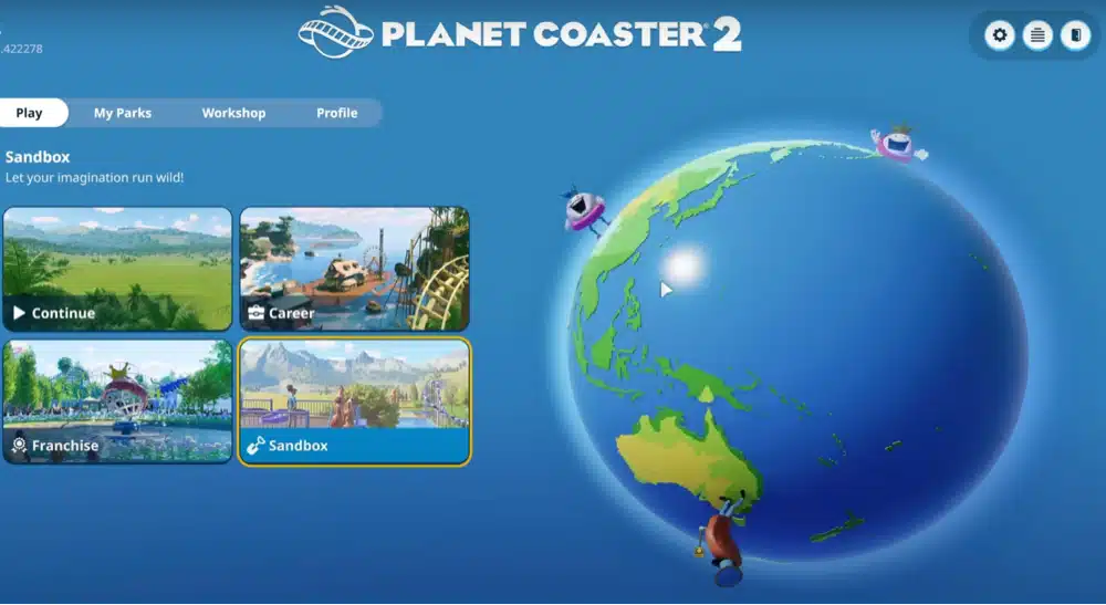 planet coaster 2 on steam deck