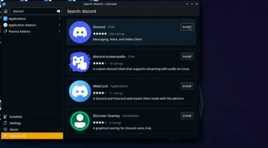 discord on steam deck discover app