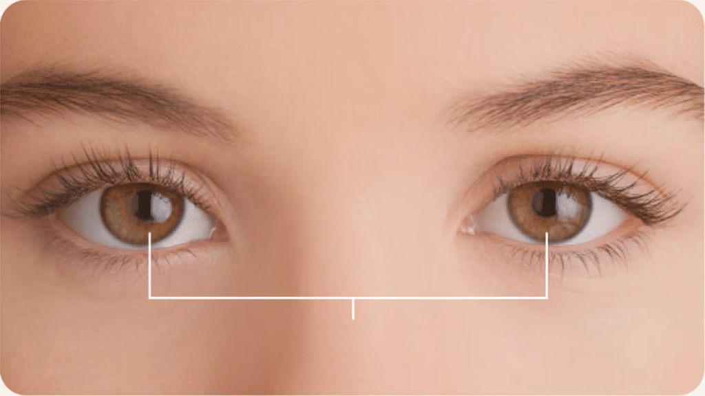 how to measure pupillary distance on meta glasses