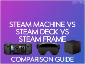 steam machine vs steam deck vs steam frame comparison guide