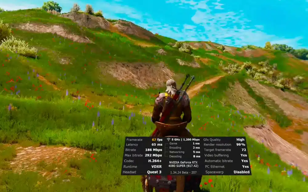 witcher 3 vr mod tips performance