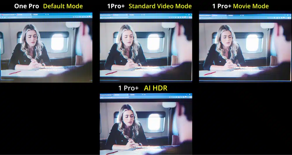 xreal one pro+ vs one pro video quality comparison